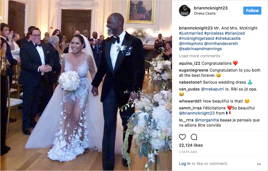 Brian McKnight and Leilani Maria Mendoza Are Married!